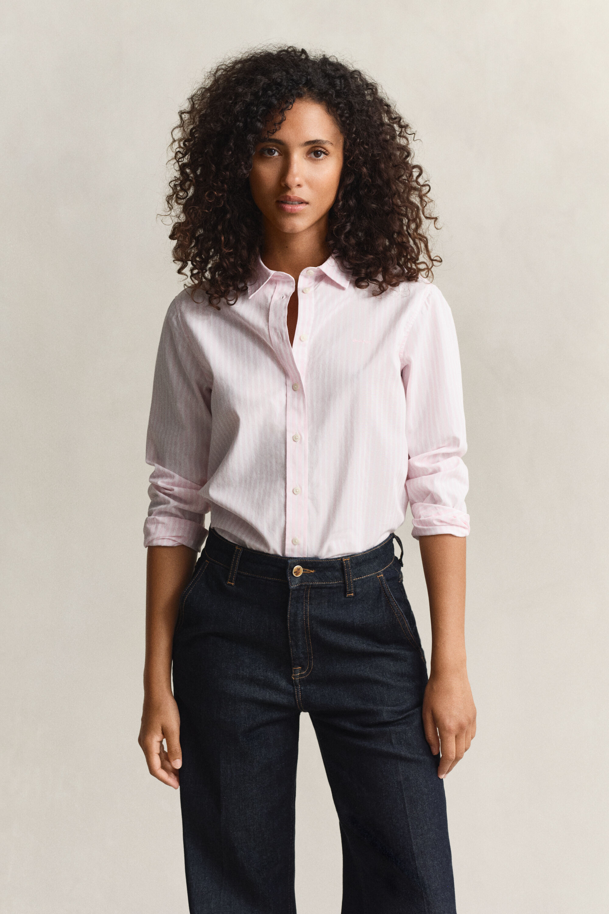 Regular Fit Classic Striped Poplin Shirt