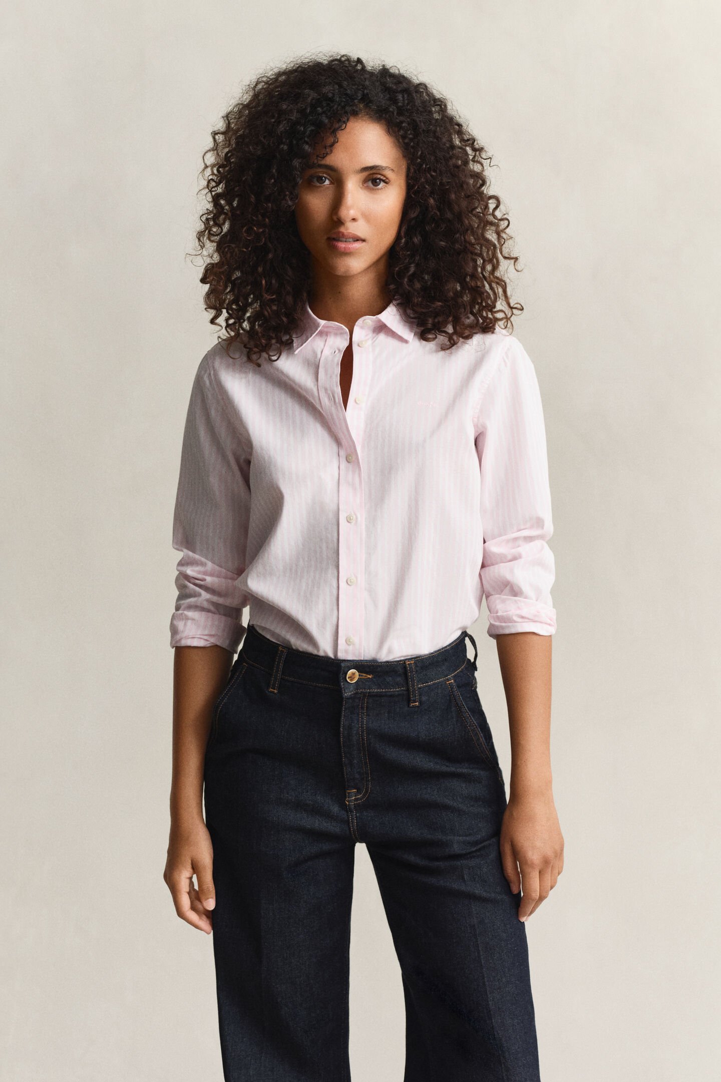 Regular Fit Classic Striped Poplin Shirt