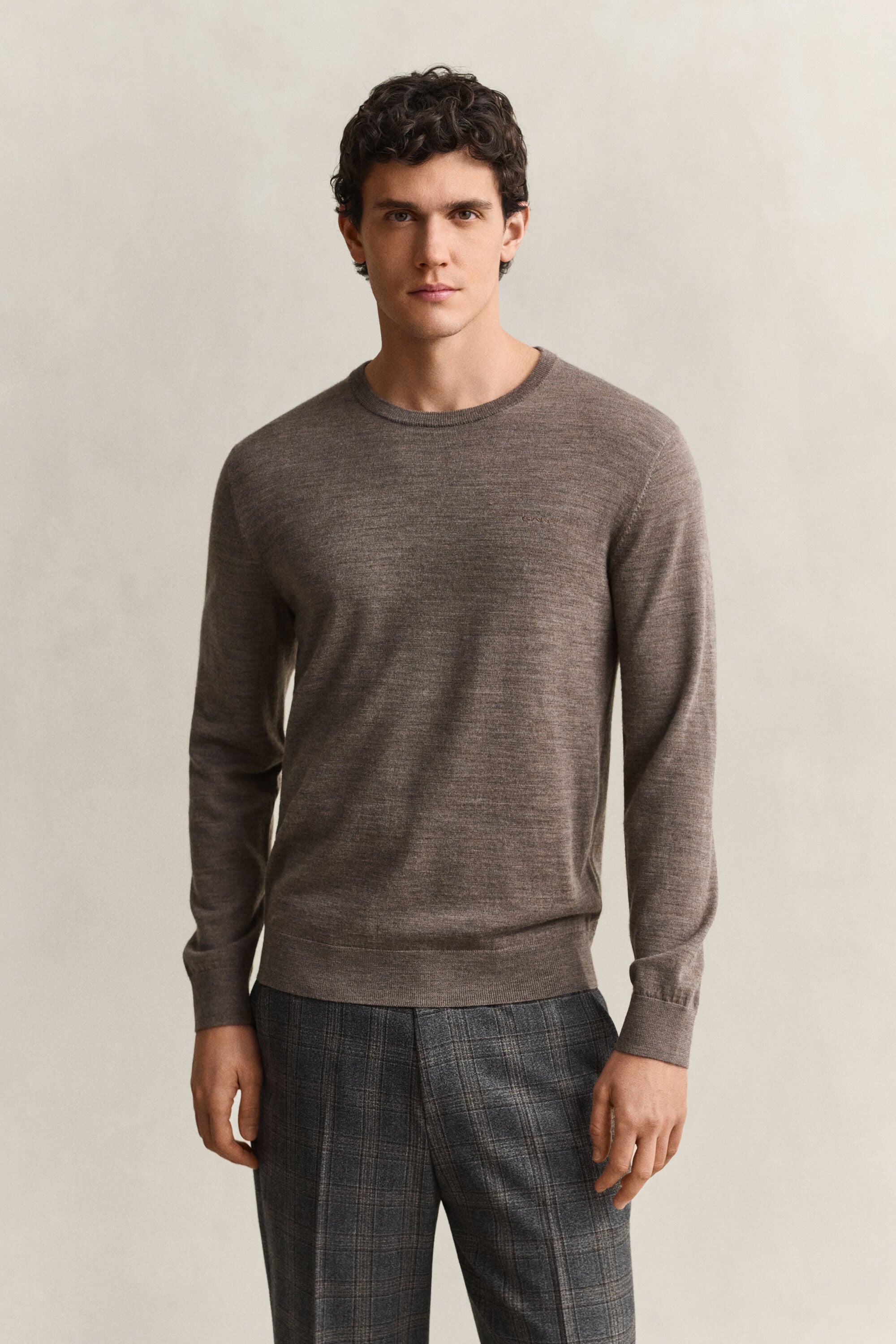 Merino Wool Crew Neck Sweater