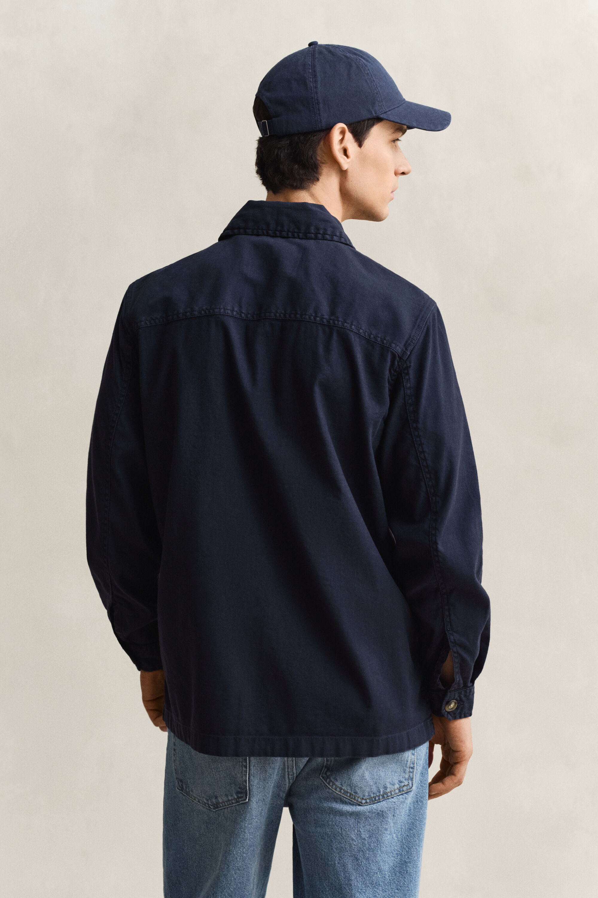 Linen Blend Overshirt
