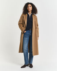 Stretch Cotton Cable Knit Half-Zip Sweater