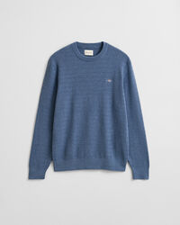 Mini Cable Knit Crew Neck Sweater