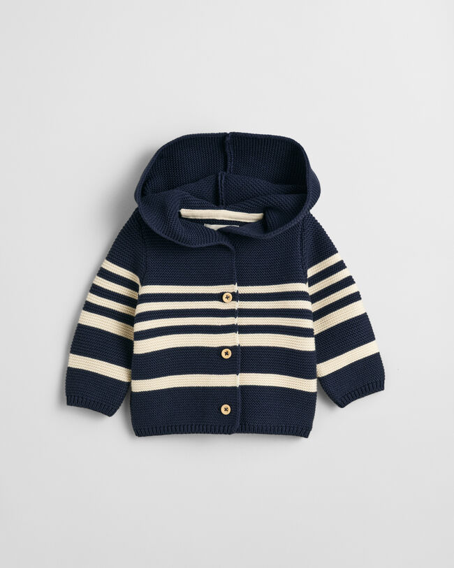 Baby Breton Striped Cardigan