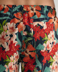 Classic Fit Floral Print Swim Shorts
