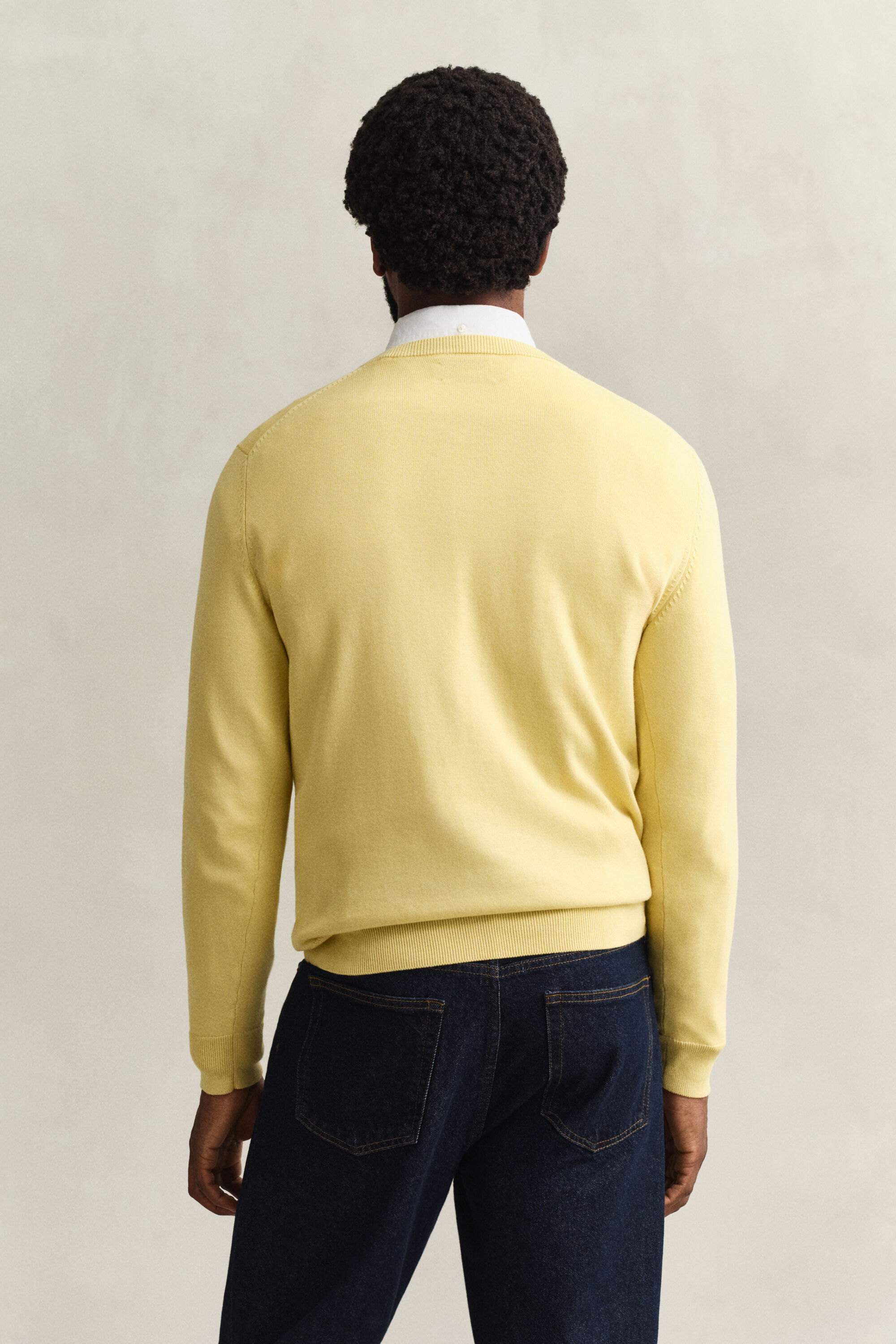 Classic Cotton V-Neck Sweater