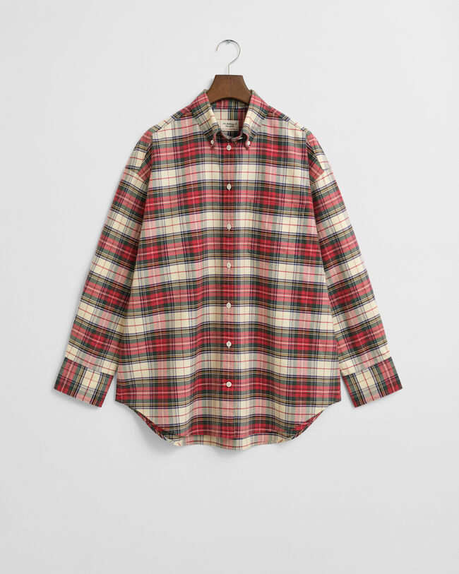 Oversized Checked Classic Oxford Shirt