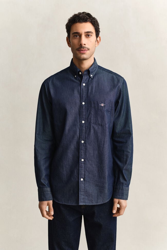 Regular Fit Indigo Shirt