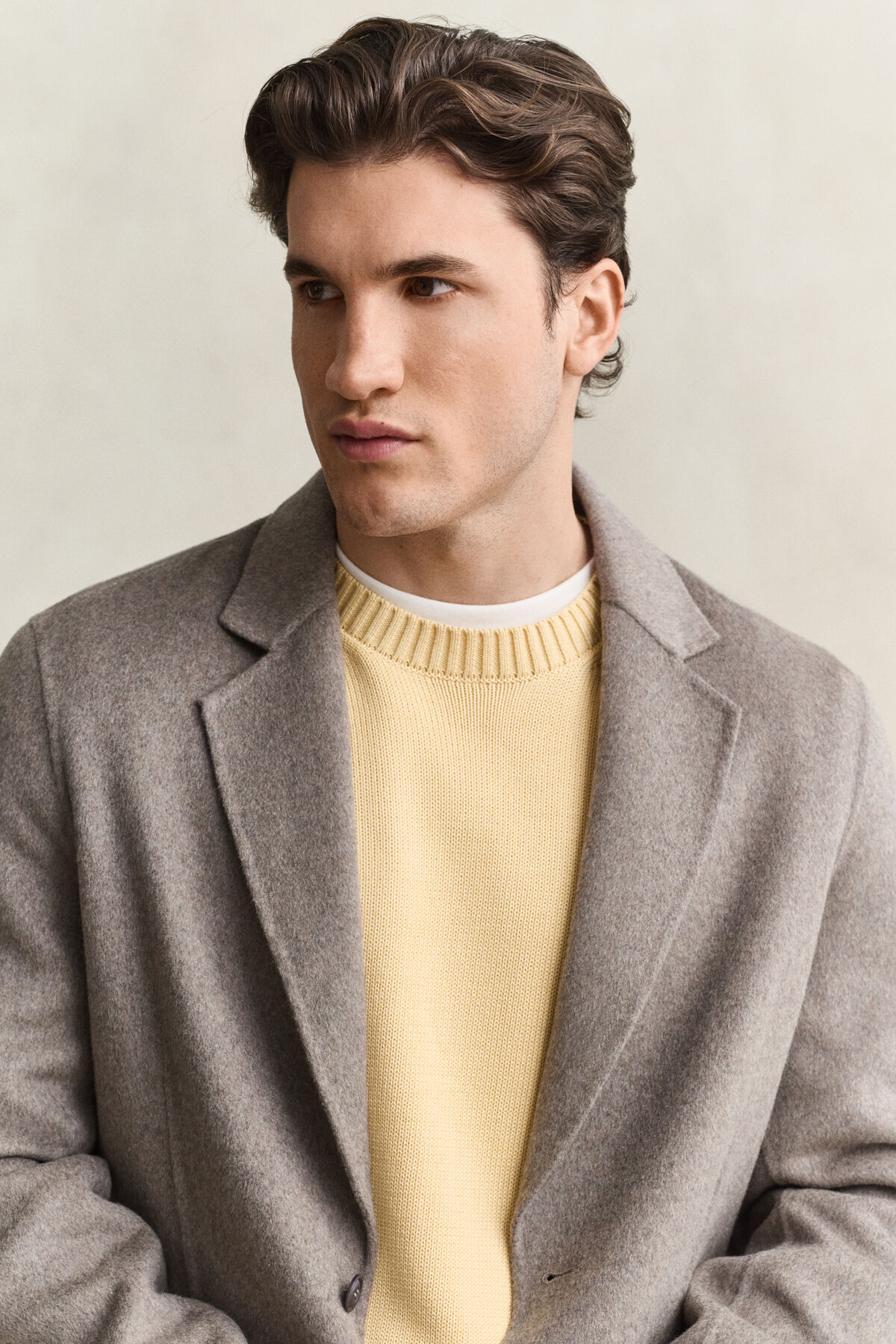 Handstitched Blazer — MIST TAUPE
