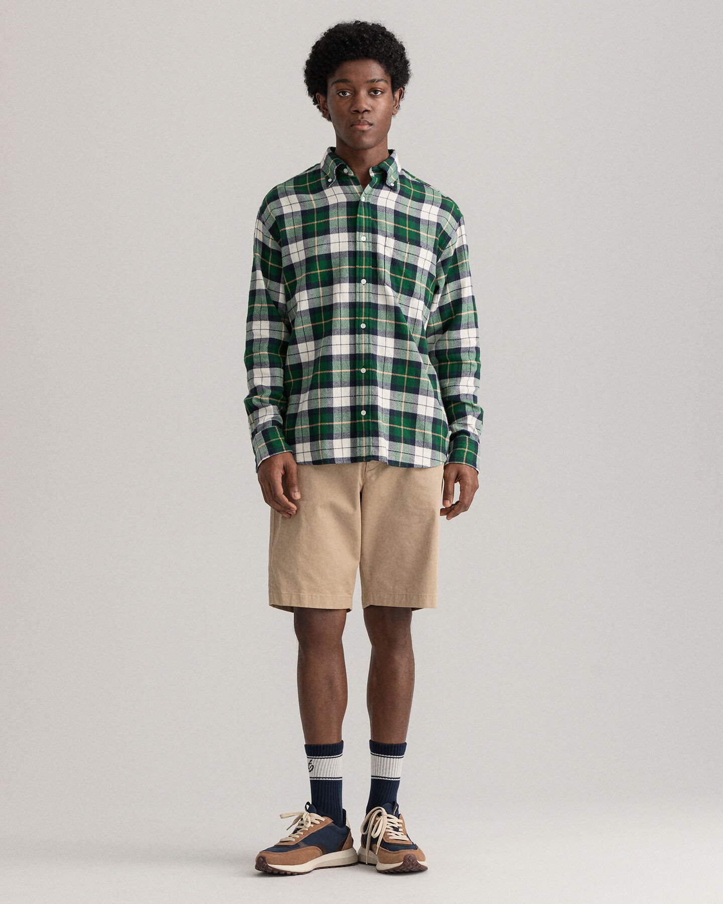 Relaxed Fit Texture Check Shirt