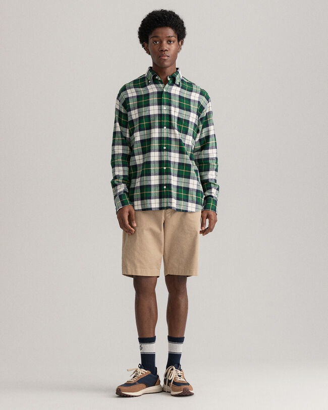 Relaxed Fit Texture Check Shirt