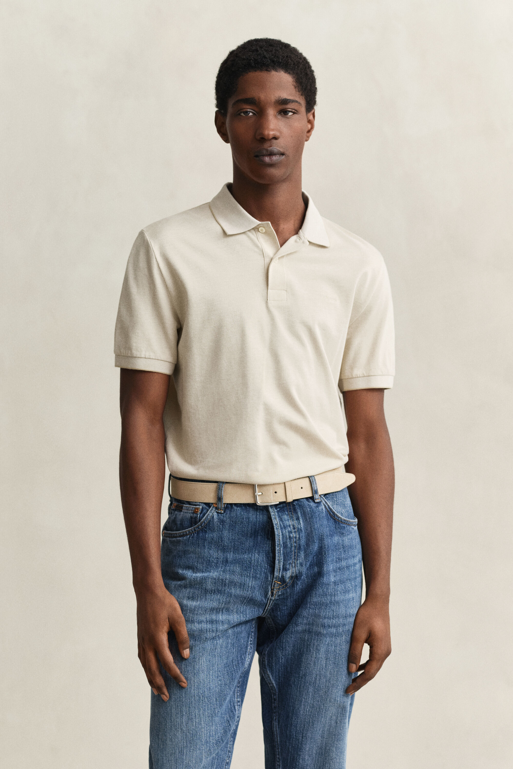 Two-Toned Polo Shirt