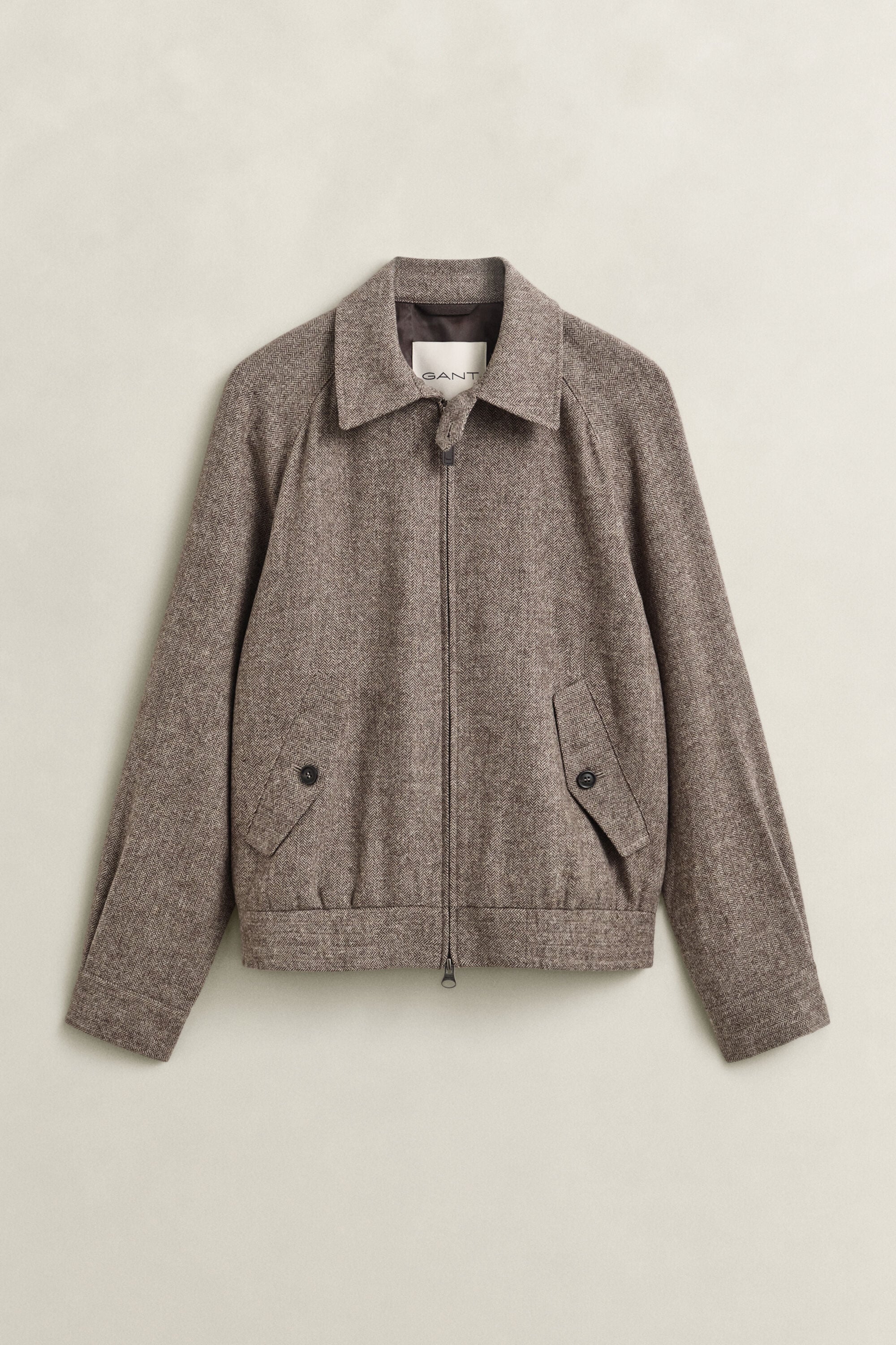 Wool Blend Windcheater Jacket