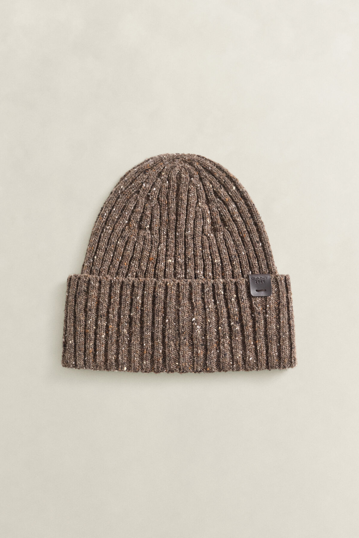 Donegal Beanie — BROWN MELANGE