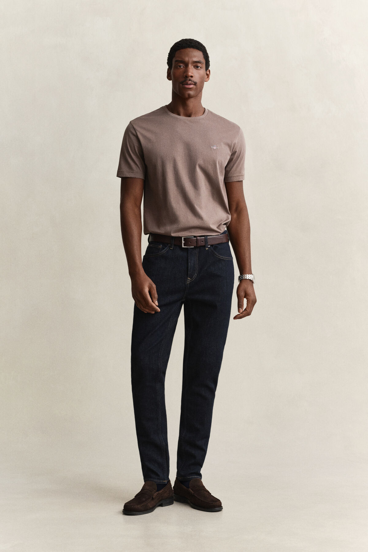 Slim Clean Wash Jeans — DARK BLUE
