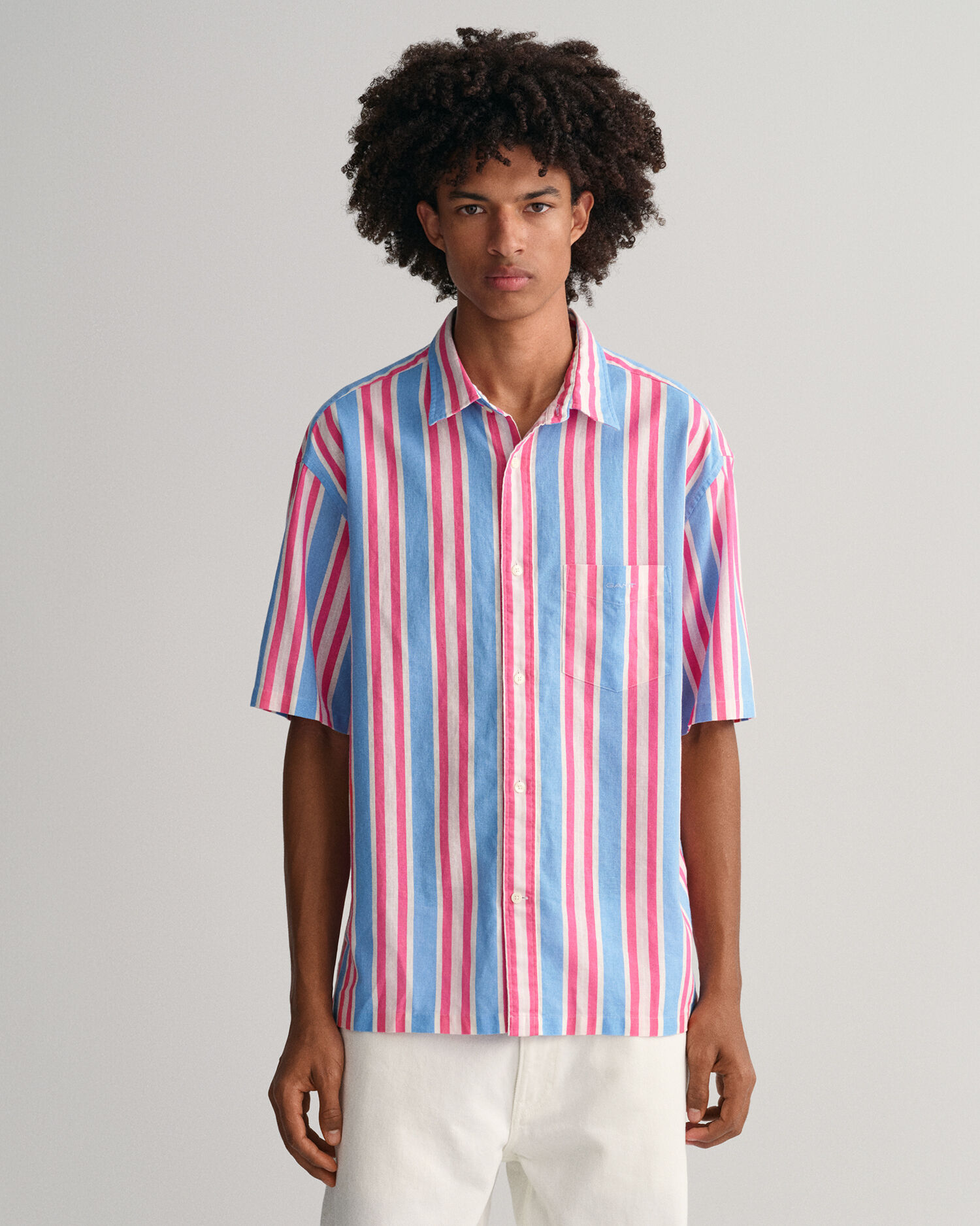 【予算案】【OVY新品定価】Cotton Linen Stripe RelaxShirts トップス