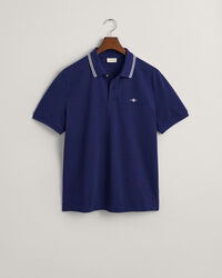 Seasonal Essential Tipped Contrast Piqu&eacute; Polo Shirt