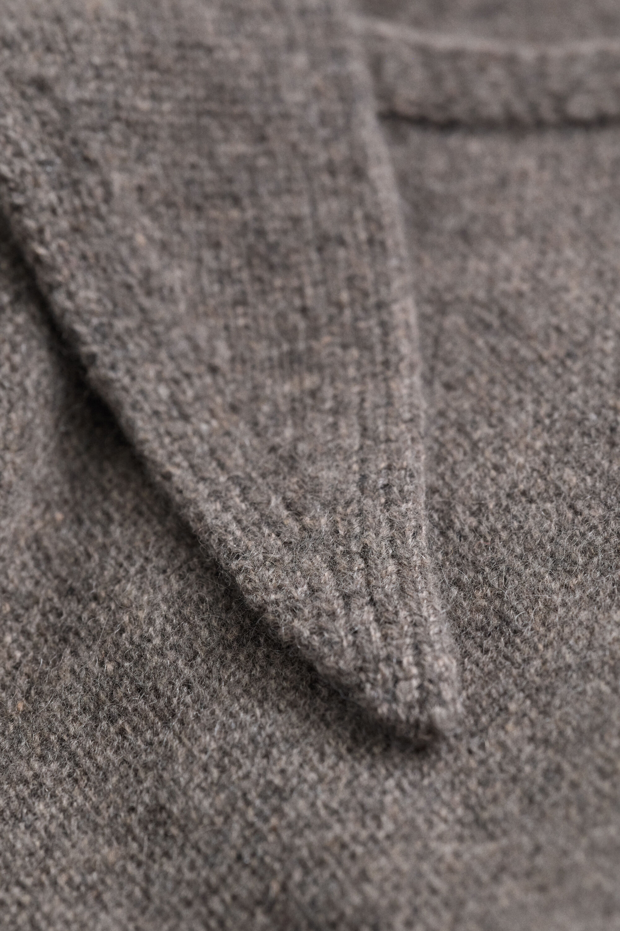 Cashmere Triangle Scarf — STONE MELANGE