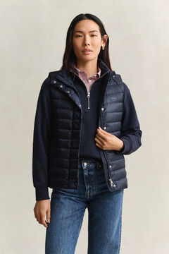 Light Down Vest — EVENING BLUE 9
