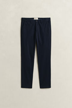 Slim Smart Chinos — EVENING BLUE 1