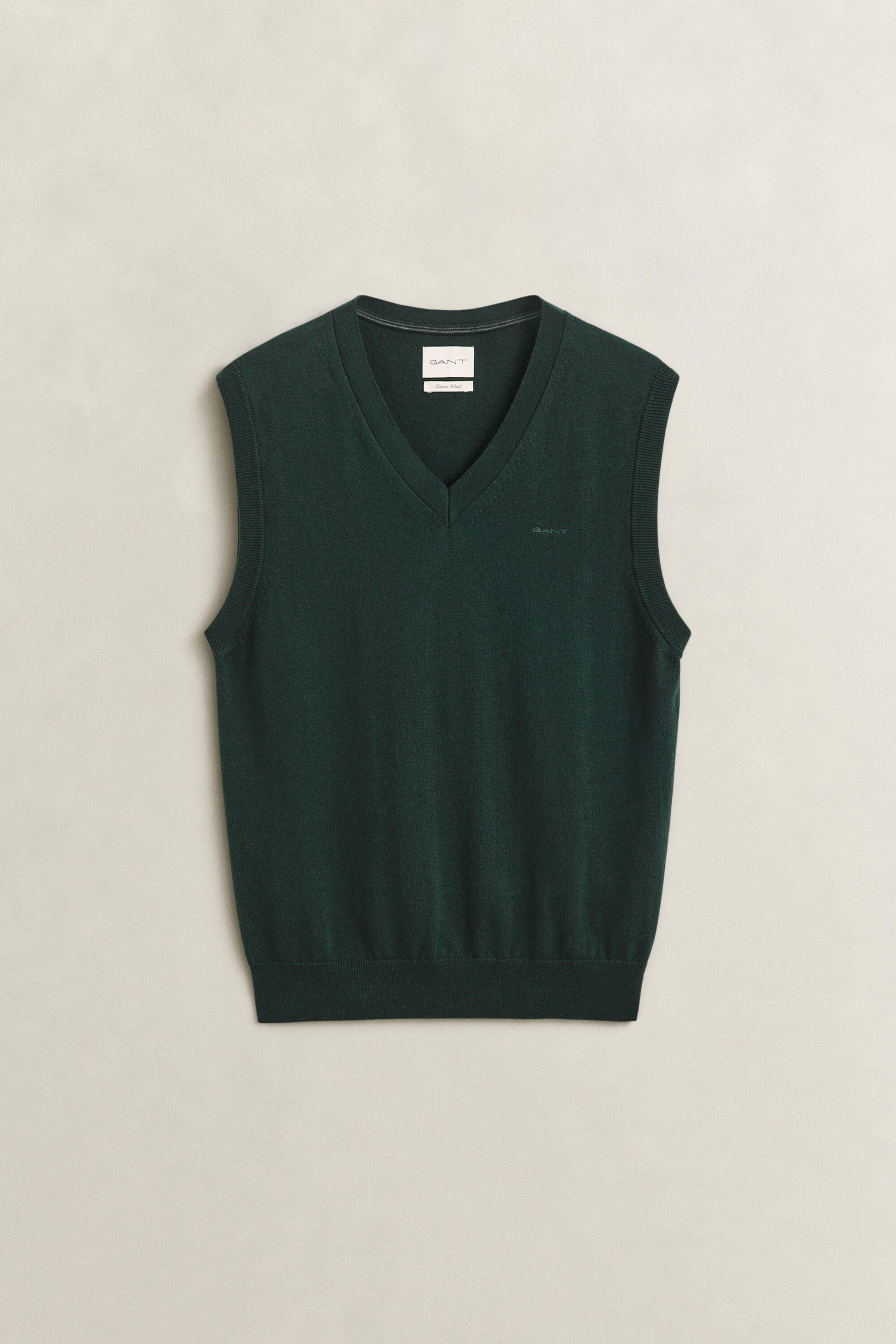 Cotton Wool V-Neck Vest