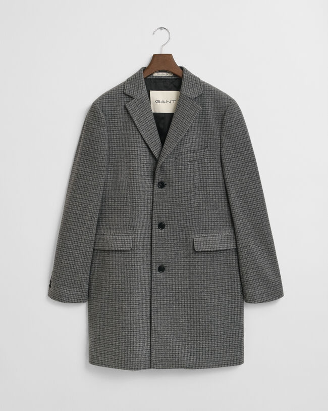 Two-Tone Wool Coat