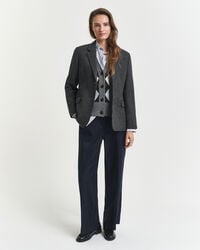 Regular Fit Wool Houndstooth Blazer