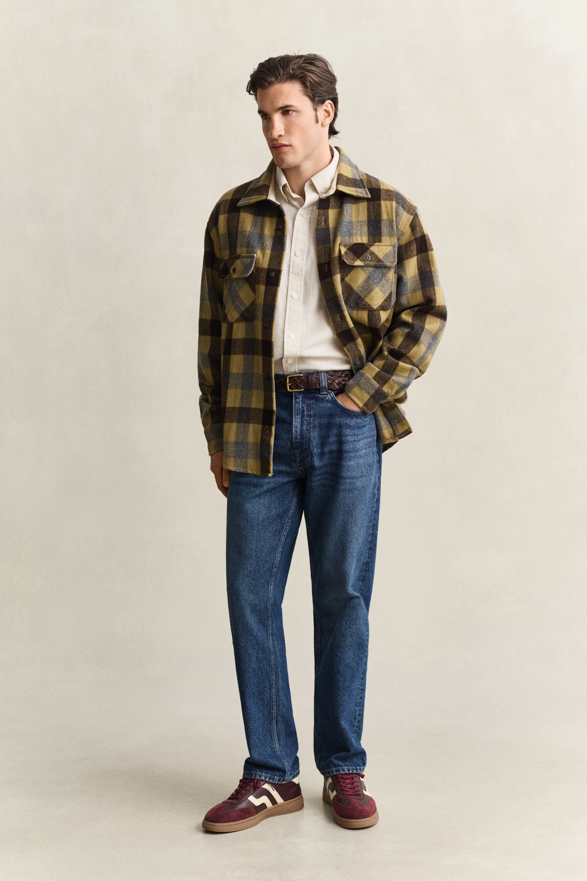 Checked Wool Shirt