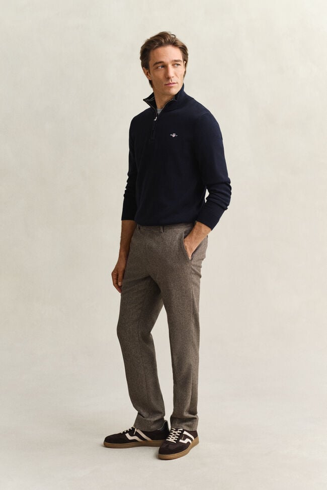 Classic Cotton Half-Zip Sweater