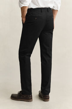 Slim Smart Chinos — BLACK 2