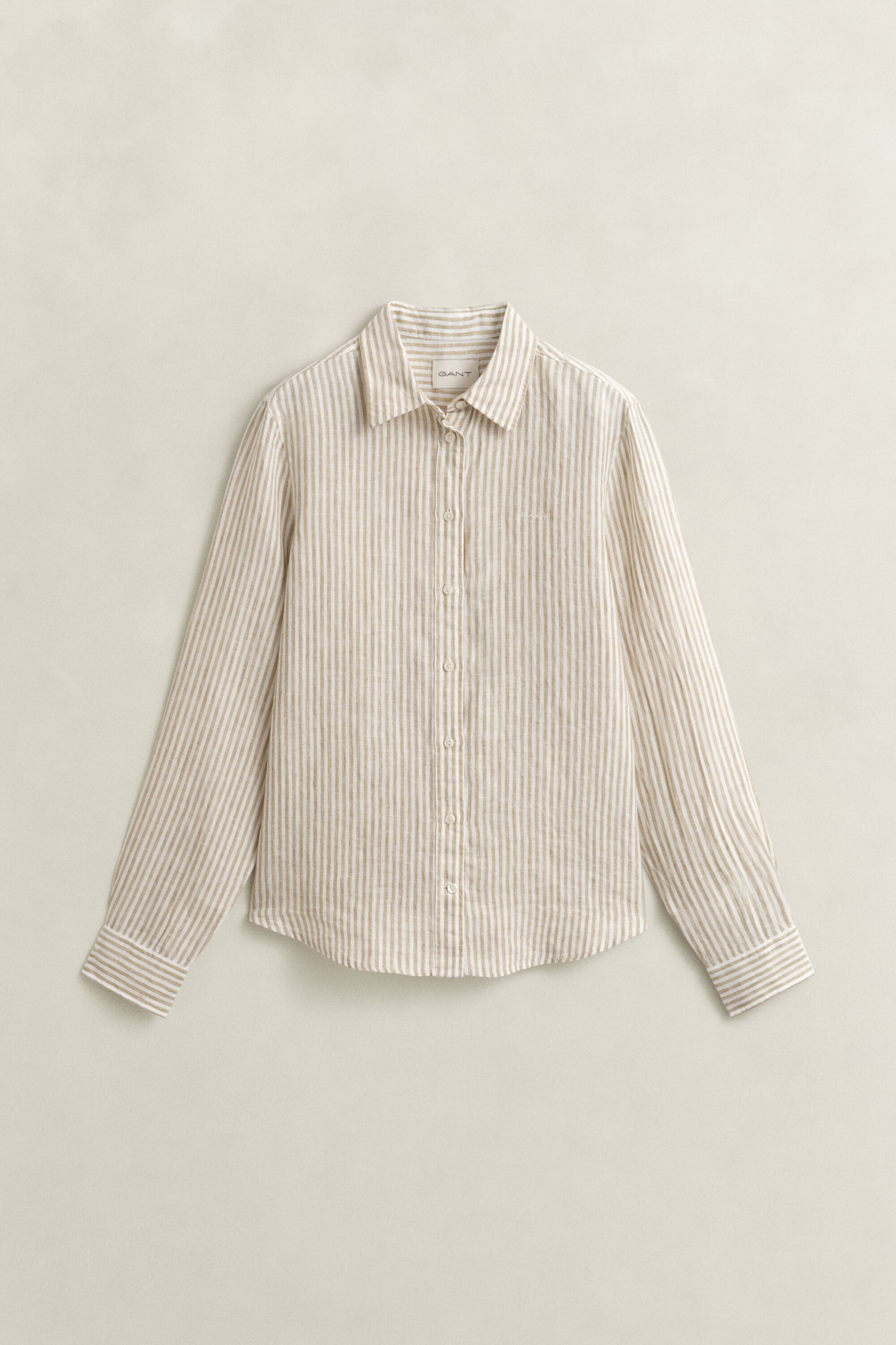 Regular Fit Striped Linen Shirt