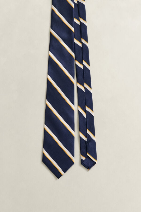 Striped Tie — CLASSIC BLUE