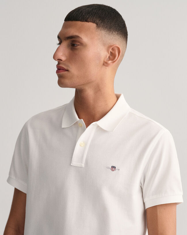 Piqué Shield GANT - Polo Shirt Slim Fit