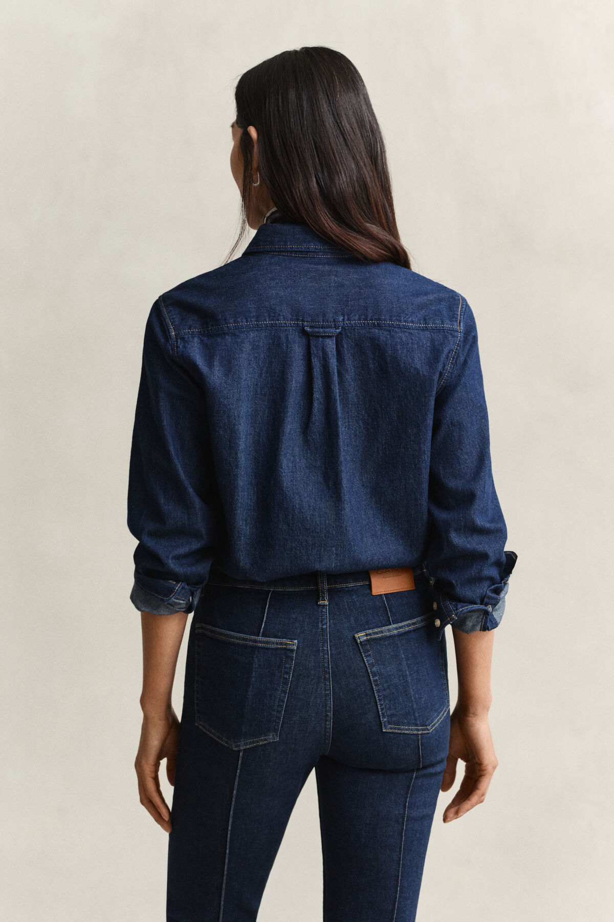 Denim Shirt — DARK BLUE RAW