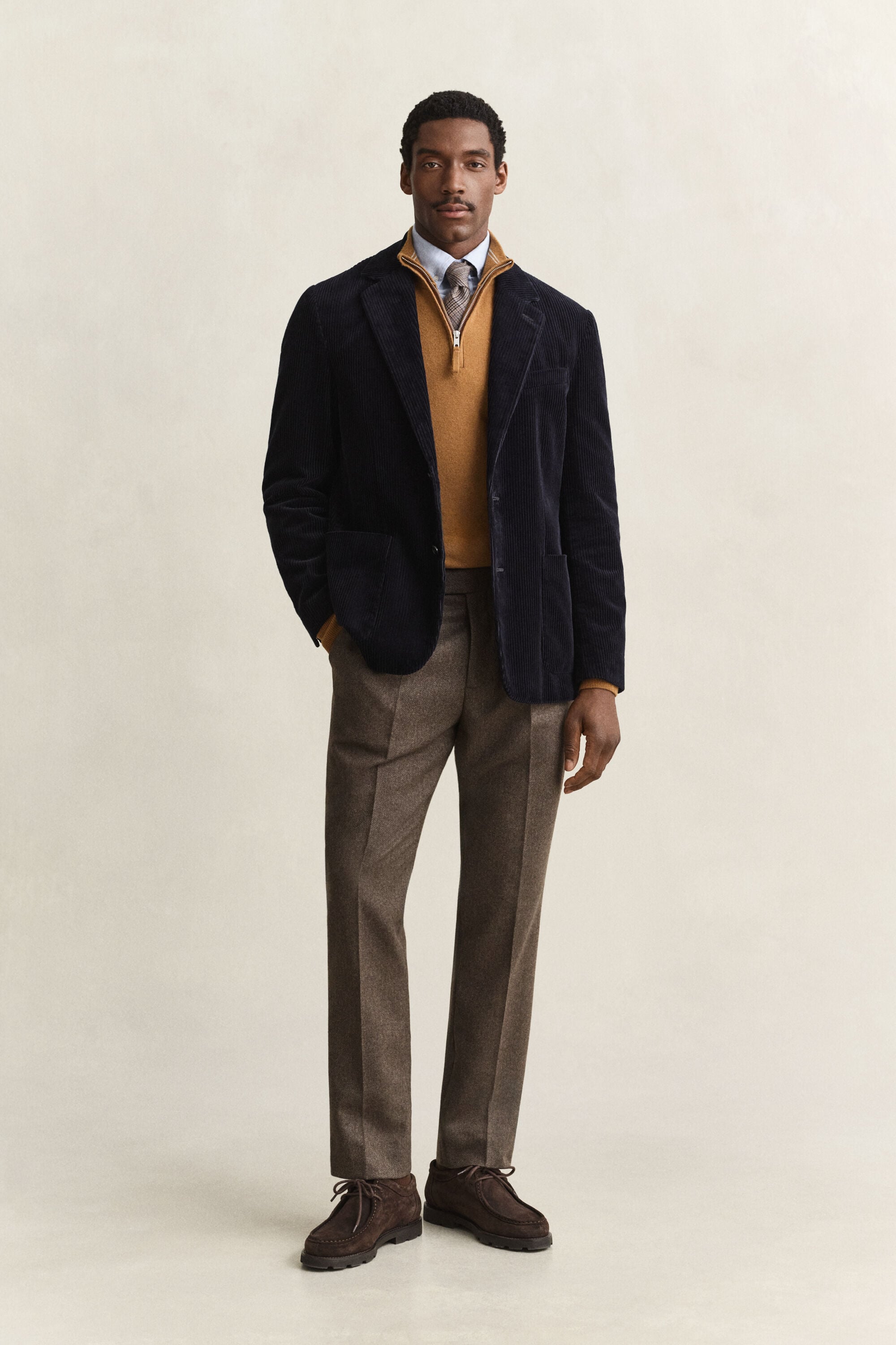 Lambswool Half-Zip Sweater