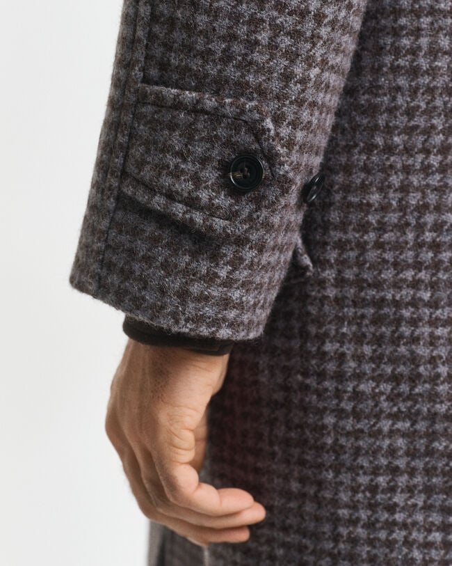 Wool Balmacaan Coat