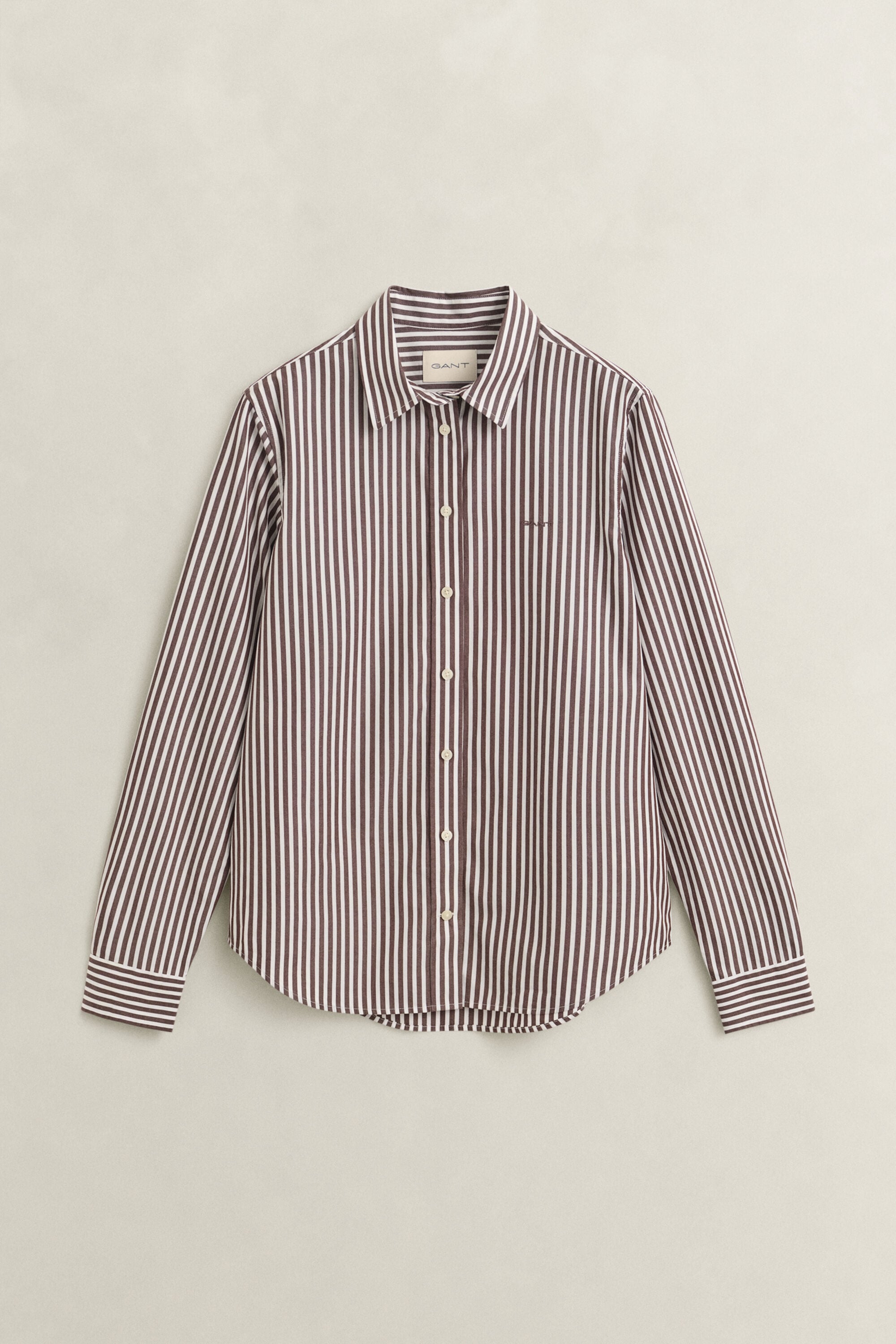 Classic Regular Striped Poplin Shirt