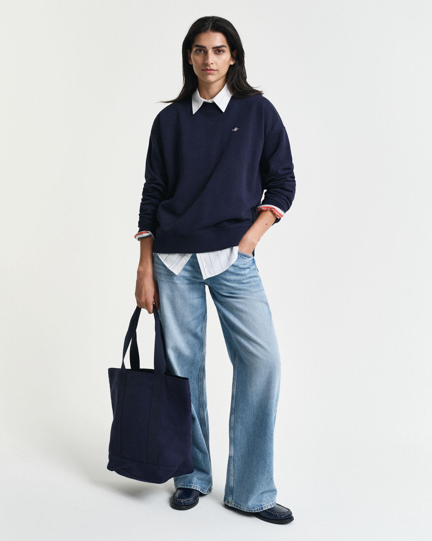 Shield Sweatshirt — EVENING BLUE