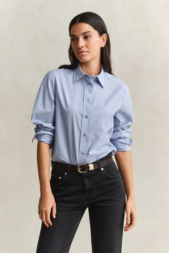 Striped Yoke Detail Shirt — MISTY LAVENDER 6