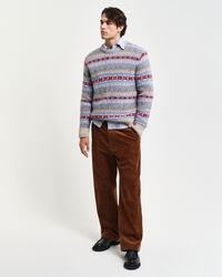 Fair Isle Crew Neck Sweater