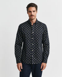 Regular Fit Paisley Printed Twill Shirt