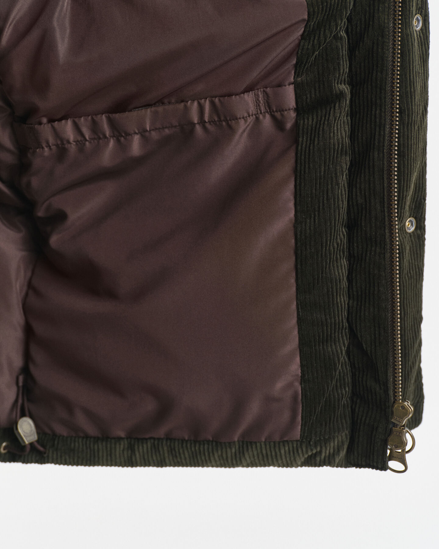 Corduroy Down Puffer Jacket