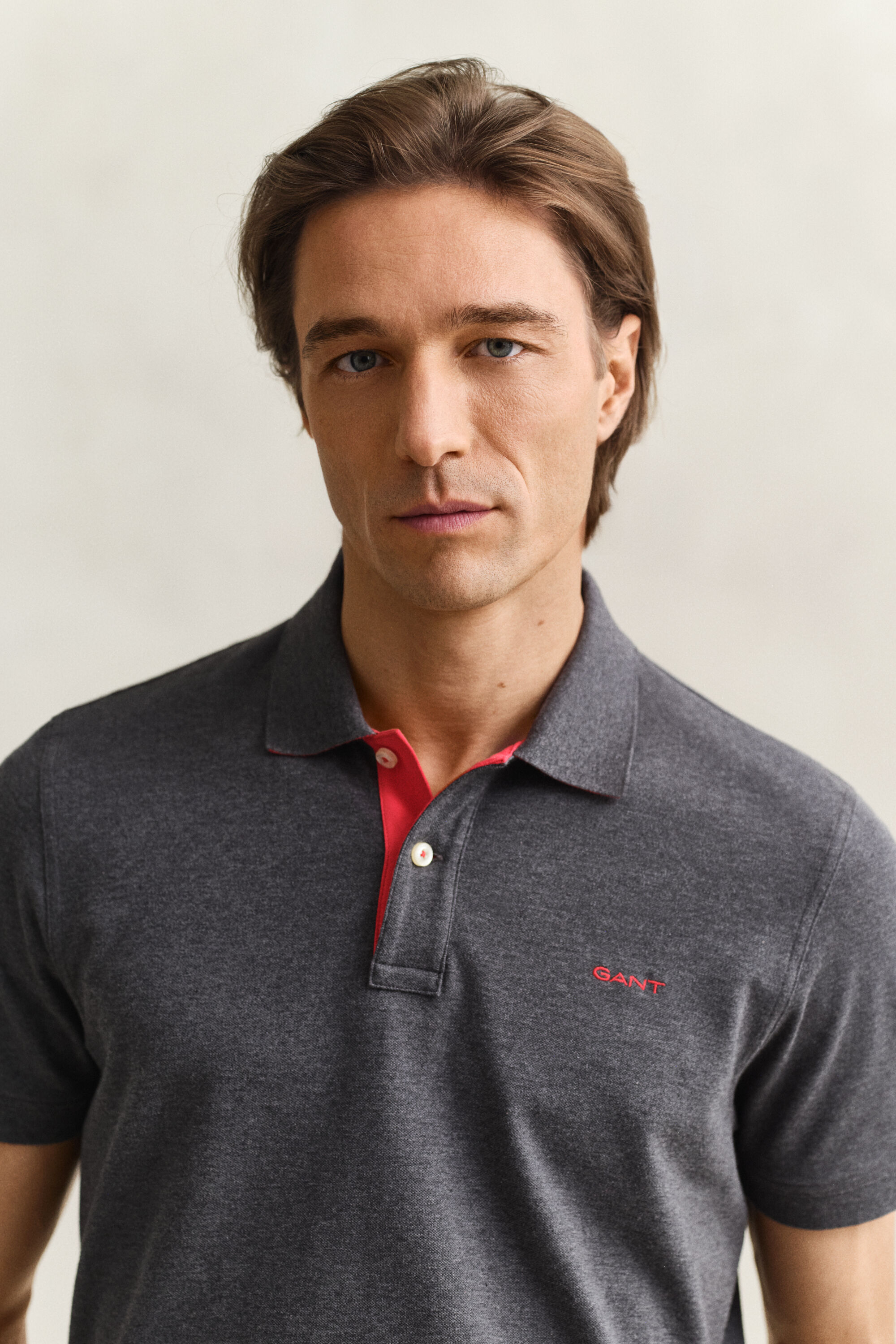 Contrast Piqué Polo Shirt