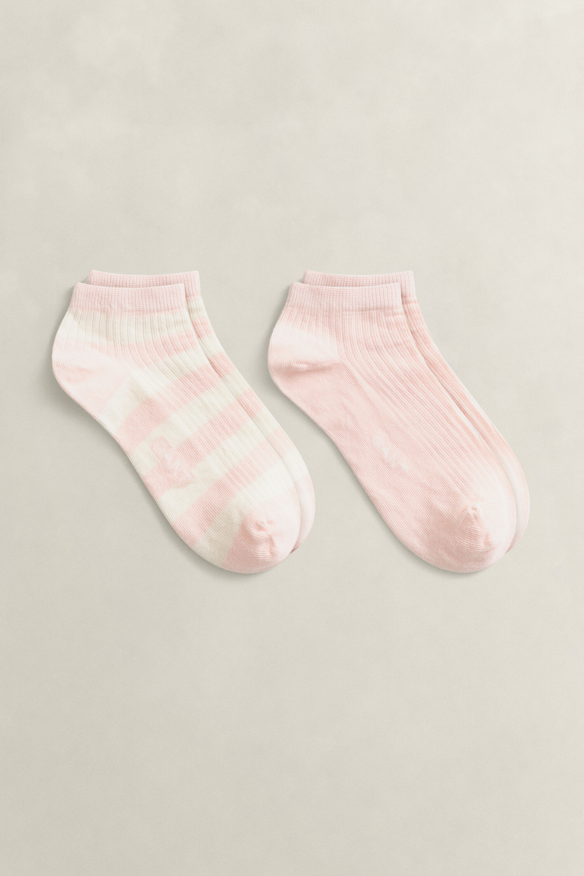 2-Pack Striped & Solid Ankle Socks