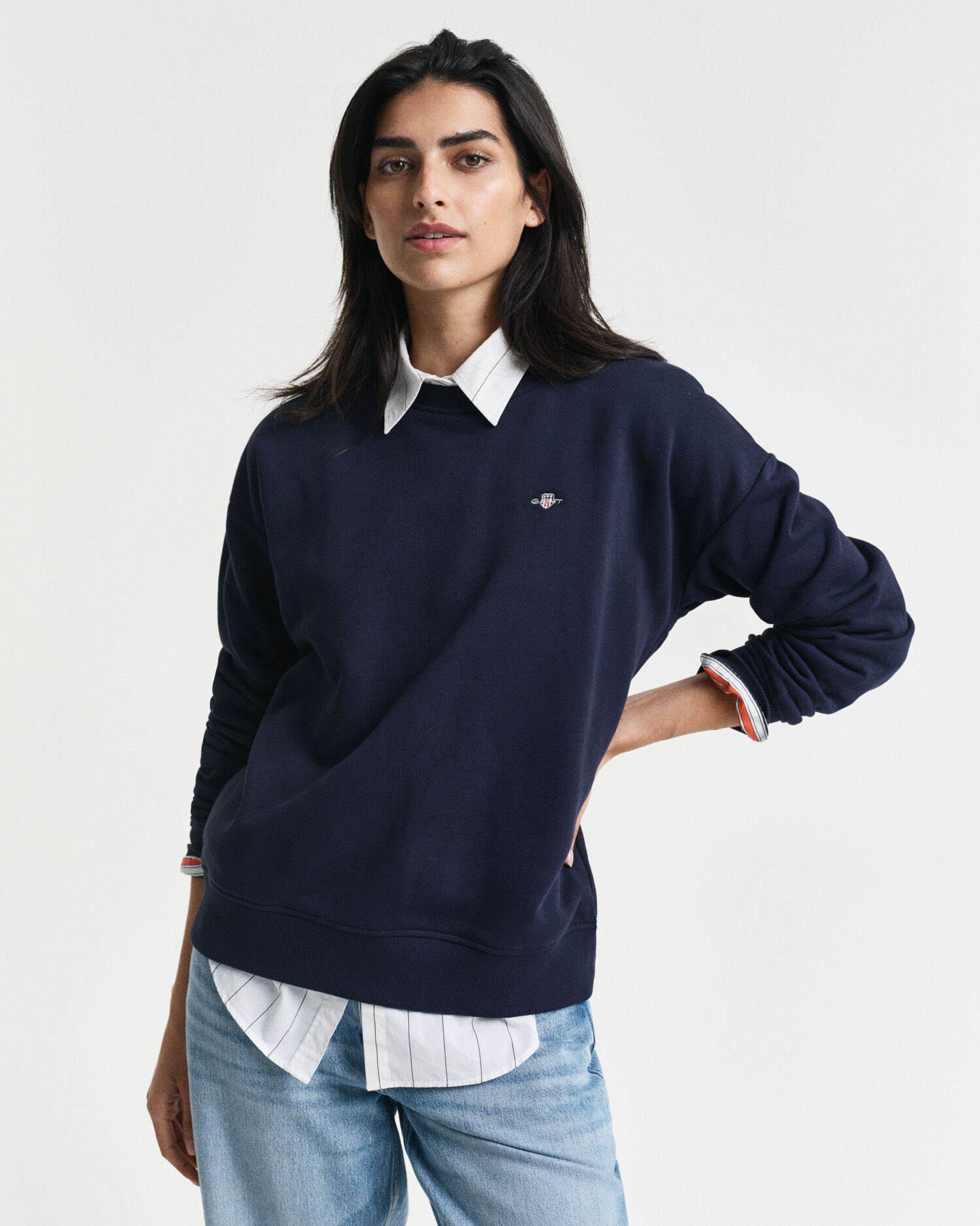 Shield Sweatshirt — EVENING BLUE
