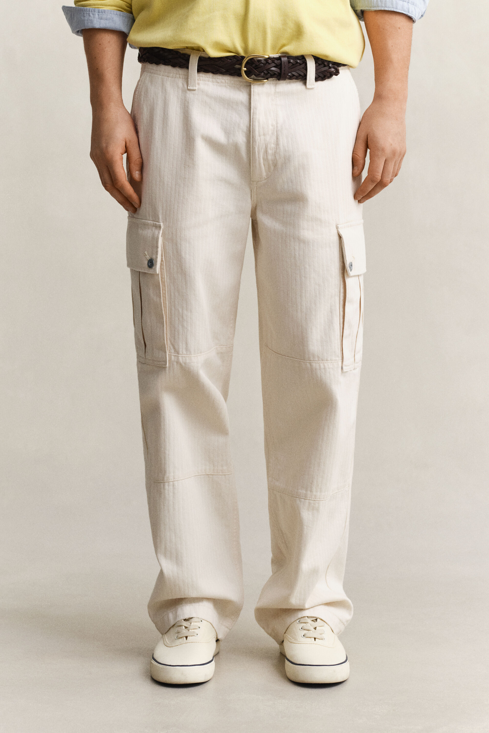 Herringbone Cargo Pants