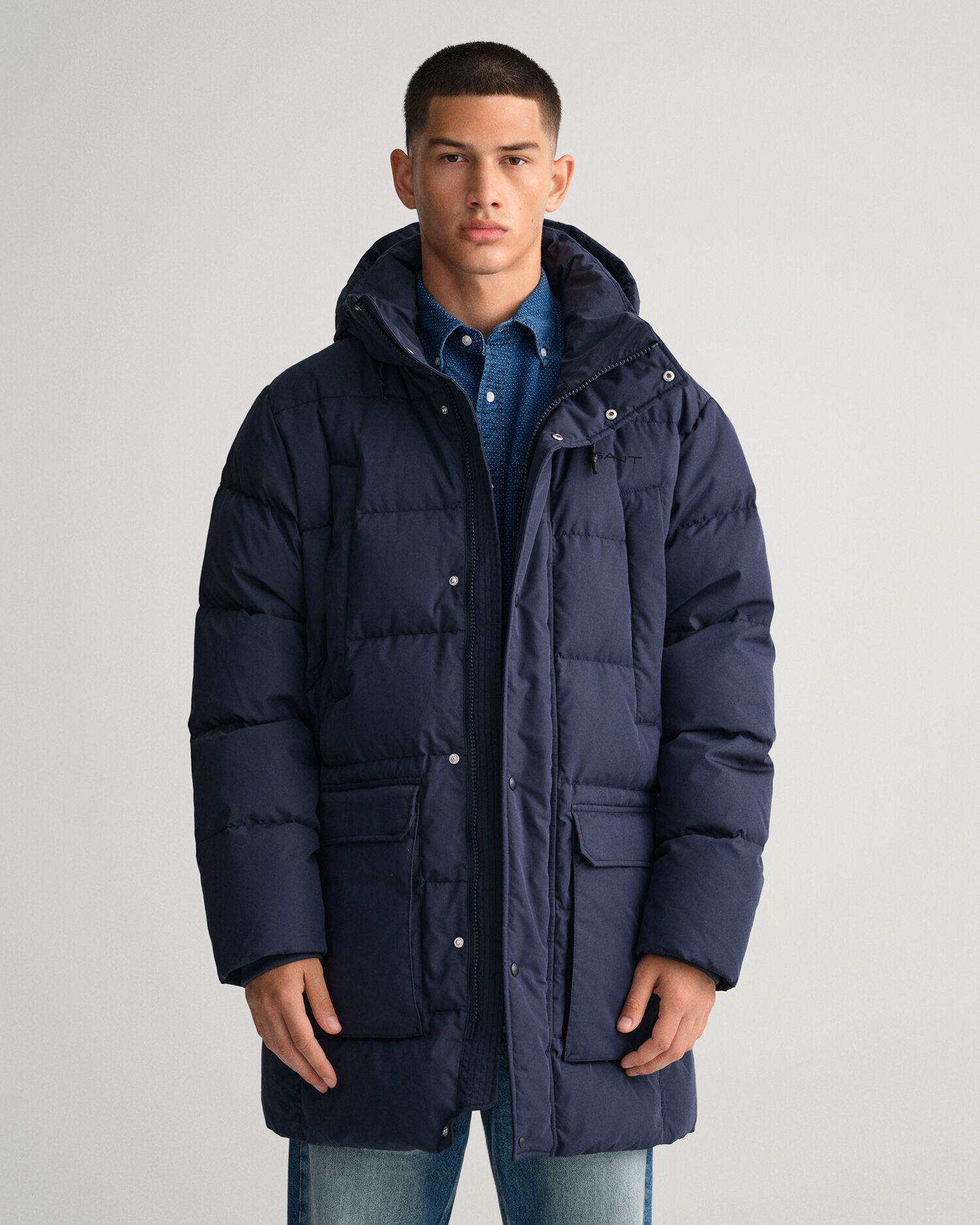 Gant classic long cheap down jacket