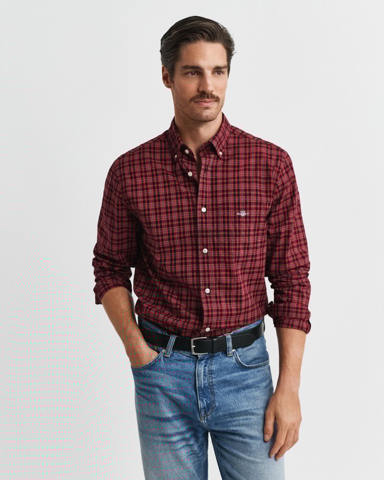 Regular Fit Classic Checked Poplin Shirt