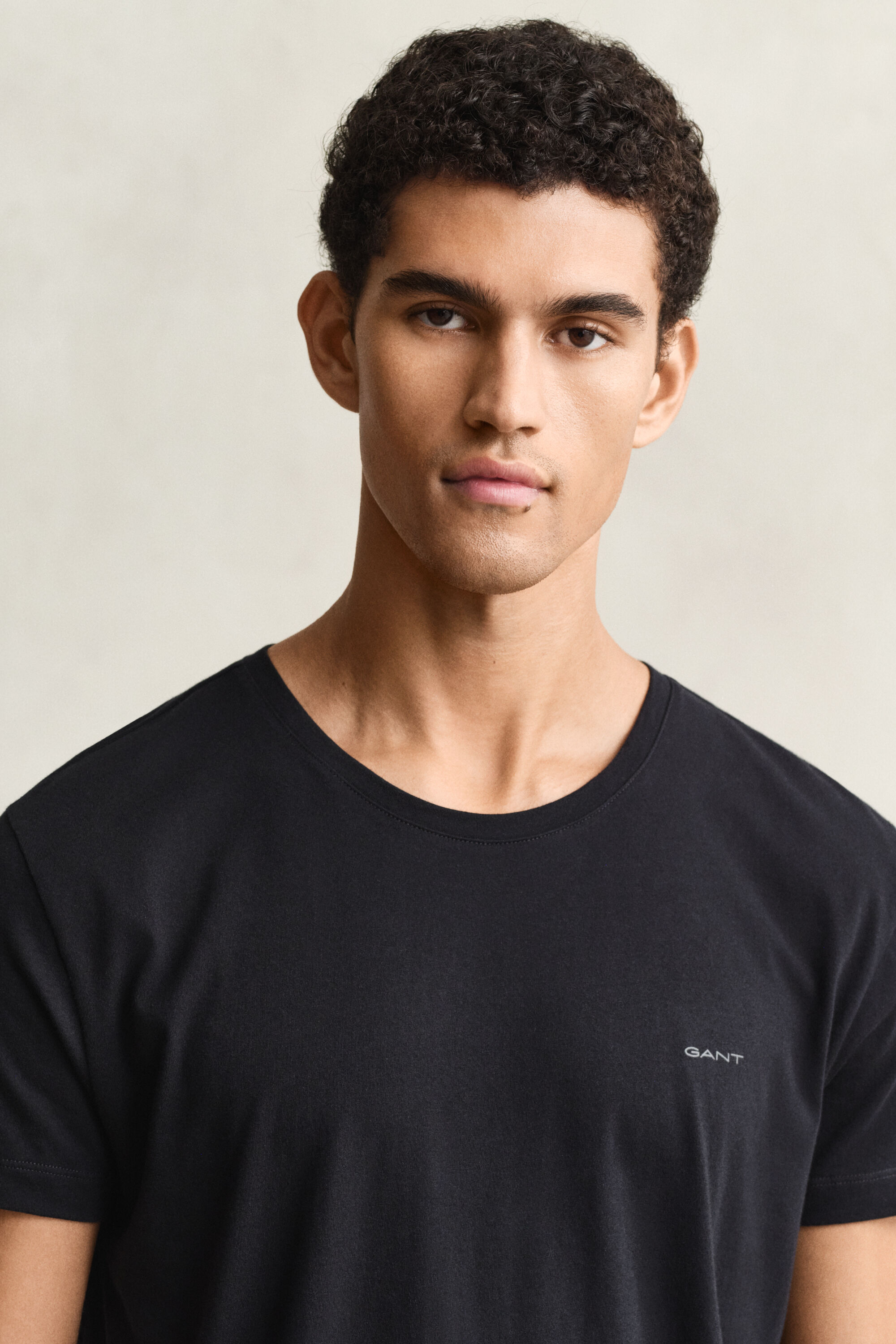 2-Pack Crew Neck T-Shirts — BLACK
