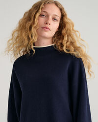 Ribbed Mock Neck Sweater