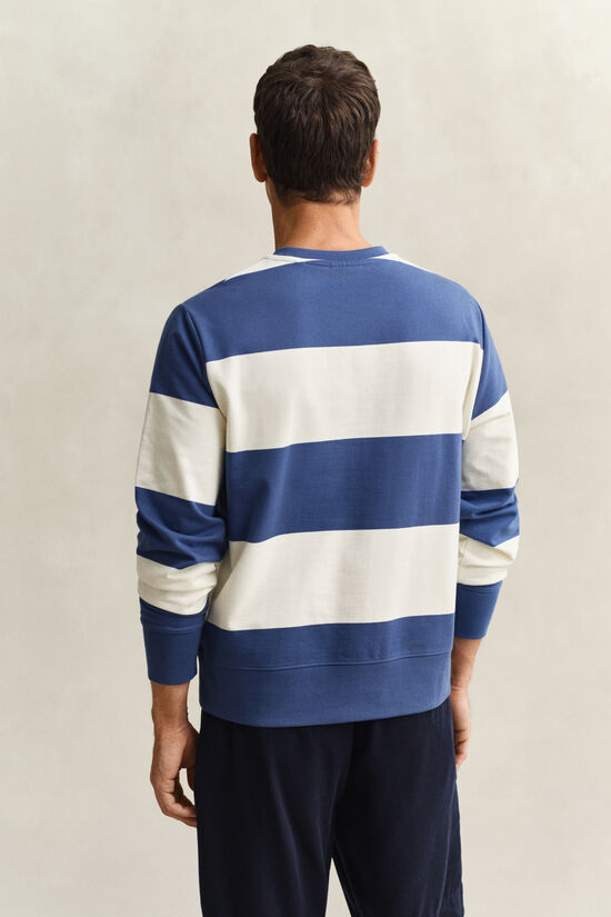 Striped Crew Neck Sweatshirt